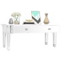Specular coffee table technological wood glass 106x45x45 cm by vidaXL, Coffee table - Ref: Foro24-348528, Price: 130,24 €, Di...