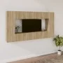 TV-Möbelset 8-teilig Sonoma-Eichensperrholz von vidaXL, TV-Möbel - Ref: Foro24-3114288, Preis: 270,11 €, Rabatt: %