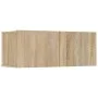 Set de muebles para TV 8 pzas madera contrachapada roble Sonoma de vidaXL, Muebles TV - Ref: Foro24-3114288, Precio: 270,11 €...