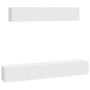 4-teiliges TV-Möbelset aus weißem Sperrholz von vidaXL, TV-Möbel - Ref: Foro24-3114534, Preis: 233,30 €, Rabatt: %