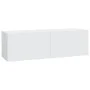 4-teiliges TV-Möbelset aus weißem Sperrholz von vidaXL, TV-Möbel - Ref: Foro24-3114534, Preis: 237,28 €, Rabatt: %