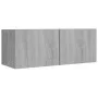 Set de muebles para TV 8 pzas madera contrachapada gris Sonoma de vidaXL, Muebles TV - Ref: Foro24-3114220, Precio: 226,42 €,...