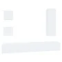 5-piece white plywood TV furniture set by vidaXL, TV Furniture - Ref: Foro24-3114446, Price: 216,66 €, Discount: %