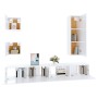 5-teiliges TV-Möbelset aus weißem Sperrholz von vidaXL, TV-Möbel - Ref: Foro24-3114446, Preis: 220,70 €, Rabatt: %