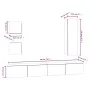 5-teiliges TV-Möbelset aus weißem Sperrholz von vidaXL, TV-Möbel - Ref: Foro24-3114446, Preis: 216,66 €, Rabatt: %