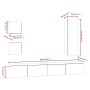 5-teiliges TV-Möbelset aus weißem Sperrholz von vidaXL, TV-Möbel - Ref: Foro24-3114446, Preis: 220,70 €, Rabatt: %