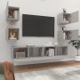 TV-Möbelset 6-teilig betongraues Sperrholz von vidaXL, TV-Möbel - Ref: Foro24-3114257, Preis: 164,89 €, Rabatt: %