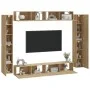 TV-Möbelset 8-teilig Sonoma-Eichensperrholz von vidaXL, TV-Möbel - Ref: Foro24-3114296, Preis: 403,98 €, Rabatt: %