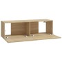 TV-Möbelset 8-teilig Sonoma-Eichensperrholz von vidaXL, TV-Möbel - Ref: Foro24-3114296, Preis: 411,06 €, Rabatt: %
