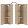 TV-Möbelset 8-teilig Sonoma-Eichensperrholz von vidaXL, TV-Möbel - Ref: Foro24-3114296, Preis: 411,06 €, Rabatt: %