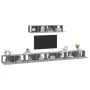 Set de muebles para TV 6 pzas madera contrachapada gris Sonoma de vidaXL, Muebles TV - Ref: Foro24-3114612, Precio: 241,24 €,...