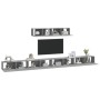 TV-Möbelset 6-teilig grau Sperrholz Sonoma von vidaXL, TV-Möbel - Ref: Foro24-3114612, Preis: 244,18 €, Rabatt: %