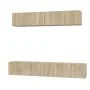 TV-Möbel-Set 5-tlg. Eiche Sperrholz Sonoma von vidaXL, TV-Möbel - Ref: Foro24-3114424, Preis: 168,81 €, Rabatt: %