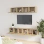TV-Möbel-Set 5-tlg. Eiche Sperrholz Sonoma von vidaXL, TV-Möbel - Ref: Foro24-3114424, Preis: 168,81 €, Rabatt: %