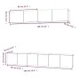 TV-Möbel-Set 5-tlg. Eiche Sperrholz Sonoma von vidaXL, TV-Möbel - Ref: Foro24-3114424, Preis: 168,81 €, Rabatt: %