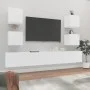 Set de muebles para TV 6 piezas madera contrachapada blanco de vidaXL, Muebles TV - Ref: Foro24-3114262, Precio: 212,66 €, De...