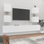 TV-Möbelset 6-teilig aus weißem Sperrholz von vidaXL, TV-Möbel - Ref: Foro24-3114262, Preis: 205,97 €, Rabatt: %