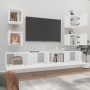TV-Möbelset 6-teilig aus weißem Sperrholz von vidaXL, TV-Möbel - Ref: Foro24-3114262, Preis: 205,97 €, Rabatt: %