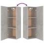 TV-Möbelset 8-teilig aus betongrauem Sperrholz von vidaXL, TV-Möbel - Ref: Foro24-3114297, Preis: 428,95 €, Rabatt: %