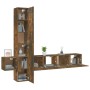 Set de muebles de TV 5 pzas madera contrachapada roble ahumado de vidaXL, Muebles TV - Ref: Foro24-3114251, Precio: 156,71 €,...