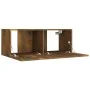 TV-Möbelset 5-teilig aus geräuchertem Eichensperrholz von vidaXL, TV-Möbel - Ref: Foro24-3114251, Preis: 153,02 €, Rabatt: %