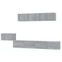 TV furniture set 5 pieces Sonoma gray plywood by vidaXL, TV Furniture - Ref: Foro24-3114436, Price: 181,48 €, Discount: %