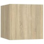 TV-Möbelset 7-teilig Sonoma-Eichensperrholz von vidaXL, TV-Möbel - Ref: Foro24-3114544, Preis: 232,61 €, Rabatt: %