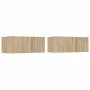 TV-Möbelset 4-teilig Sonoma-Eichensperrholz von vidaXL, TV-Möbel - Ref: Foro24-3114536, Preis: 173,11 €, Rabatt: %