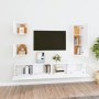 5-teiliges TV-Möbelset aus weißem Sperrholz von vidaXL, TV-Möbel - Ref: Foro24-3114438, Preis: 199,98 €, Rabatt: %