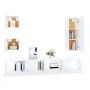 5-teiliges TV-Möbelset aus weißem Sperrholz von vidaXL, TV-Möbel - Ref: Foro24-3114438, Preis: 196,02 €, Rabatt: %