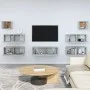 TV furniture set 7 pieces concrete gray plywood by vidaXL, TV Furniture - Ref: Foro24-3114545, Price: 231,58 €, Discount: %