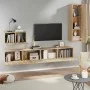 TV furniture set 4 pieces Sonoma oak plywood by vidaXL, TV Furniture - Ref: Foro24-3114328, Price: 172,97 €, Discount: %