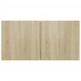 Set de muebles para TV 4 pzas madera contrachapada roble Sonoma de vidaXL, Muebles TV - Ref: Foro24-3114328, Precio: 184,27 €...