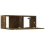 TV-Möbelset 7-teilig aus geräuchertem Eichensperrholz von vidaXL, TV-Möbel - Ref: Foro24-3114307, Preis: 195,60 €, Rabatt: %