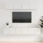 5-teiliges TV-Möbelset aus weißem Sperrholz von vidaXL, TV-Möbel - Ref: Foro24-3114422, Preis: 193,48 €, Rabatt: %
