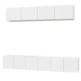 5-teiliges TV-Möbelset aus weißem Sperrholz von vidaXL, TV-Möbel - Ref: Foro24-3114422, Preis: 193,48 €, Rabatt: %