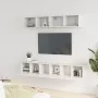 5-teiliges TV-Möbelset aus weißem Sperrholz von vidaXL, TV-Möbel - Ref: Foro24-3114422, Preis: 193,48 €, Rabatt: %