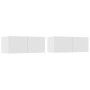 Set de muebles para TV 5 piezas madera contrachapada blanco de vidaXL, Muebles TV - Ref: Foro24-3114422, Precio: 192,54 €, De...