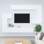 Mueble de pared para TV madera contrachapada blanco de vidaXL, Muebles TV - Ref: Foro24-3114590, Precio: 466,04 €, Descuento: %