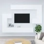 Mueble de pared para TV madera contrachapada blanco de vidaXL, Muebles TV - Ref: Foro24-3114590, Precio: 436,07 €, Descuento: %