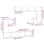 Weißer TV-Wandschrank aus Sperrholz von vidaXL, TV-Möbel - Ref: Foro24-3114590, Preis: 444,87 €, Rabatt: %