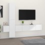 TV-Möbel-Set 5 Stück Sperrholz weiß von vidaXL, TV-Möbel - Ref: Foro24-3114246, Preis: 227,40 €, Rabatt: %