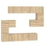 Sonoma oak plywood TV wall cabinet by vidaXL, TV Furniture - Ref: Foro24-3114584, Price: 253,06 €, Discount: %