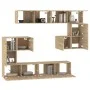 TV-Wandschrank aus Sonoma-Eichensperrholz von vidaXL, TV-Möbel - Ref: Foro24-3114584, Preis: 253,06 €, Rabatt: %