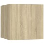 Set de muebles para TV 8 pzas madera contrachapada roble Sonoma de vidaXL, Muebles TV - Ref: Foro24-3114408, Precio: 247,92 €...
