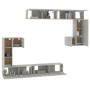 Mueble de pared de TV madera contrachapada gris hormigón de vidaXL, Muebles TV - Ref: Foro24-3114593, Precio: 385,91 €, Descu...