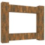 TV-Möbelset 8-teilig aus geräuchertem Eichensperrholz von vidaXL, TV-Möbel - Ref: Foro24-3114235, Preis: 313,12 €, Rabatt: %
