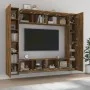 Set de muebles de TV 8 pzas madera contrachapada roble ahumado de vidaXL, Muebles TV - Ref: Foro24-3114235, Precio: 308,73 €,...