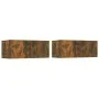 Set de muebles de TV 4 pzas madera contrachapada roble ahumado de vidaXL, Muebles TV - Ref: Foro24-3114339, Precio: 122,98 €,...