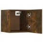 TV-Möbelset 8-tlg. aus geräuchertem Eichenschichtholz von vidaXL, TV-Möbel - Ref: Foro24-3114219, Preis: 190,55 €, Rabatt: %
